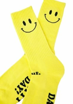 Buy 🥰 HUF Smiley Crew Sock 🧦 Socks & Tights 🛒 10 HUF Smiley Crew Sock Socks & Tights