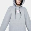 HUF Heather Grey Plastic Heart Pullover Hoodie