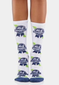 Socks & Tights HUF X PBR Logo Crew Socks
