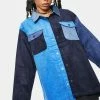 HUF Blue Cord Block Overshirt Tops