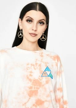 Flash Sale βοΈ HUF Acid Skull Long Sleeve Tee Tops 𧨠9 HUF Acid Skull Long Sleeve Tee Tops