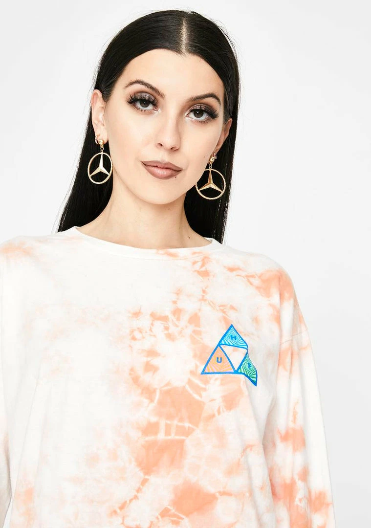 Flash Sale βοΈ HUF Acid Skull Long Sleeve Tee Tops 𧨠6 HUF Acid Skull Long Sleeve Tee Tops