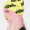 HUF Hats Yellow Campaign Knit Beanie