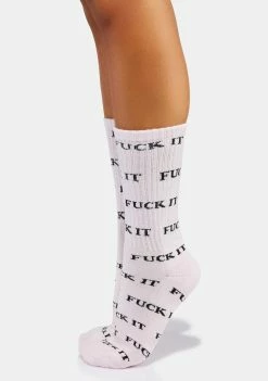 HUF Primrose Fuck It Crew Socks Socks & Tights