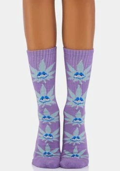 HUF Purple Green Buddy Strains 2.0 Socks