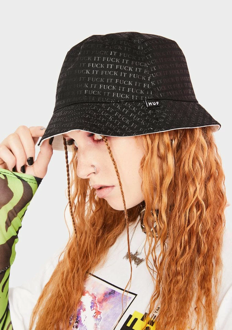 Discount 🔥 HUF F It Reversible Bucket Hat 🔥 3 HUF F It Reversible Bucket Hat
