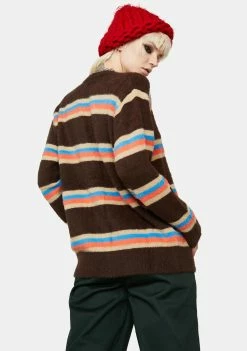 HUF 1984 Mohair Stripe Cardigan Sweater Tops