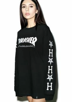 HUF X Thrasher Logo Tee