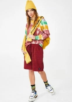 HUF Tops Regional Tie Dye Long Sleeve Tee