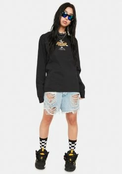 HUF Tops Ending Long Sleeve Tee