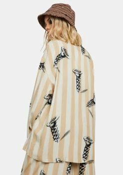 HUF Screw It Woven Long Sleeve Top