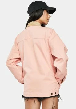 HUF Outerwear Coral Pink Remington Jacket