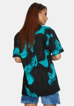 HUF Her Short Sleeve Resort Shirt Tops