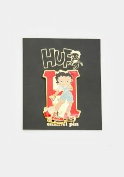 HUF Downtown Betty Enamel Pin