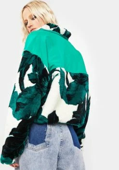 HUF Sativa Sherpa Fleece Pullover Outerwear