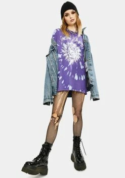 HUF Tops Siva Long Sleeve Graphic Tee