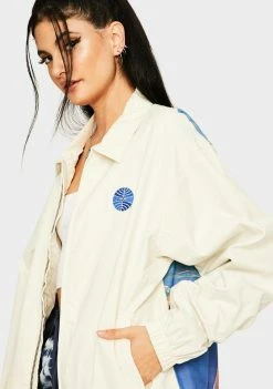 HUF Off White Aire Coach Jacket