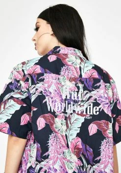 HUF Tops Paraiso Resort Button Up Shirt