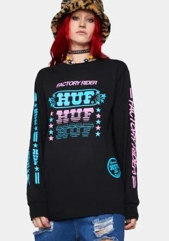 HUF Factory Rider Long Sleeve Graphic Tee Long Sleeves