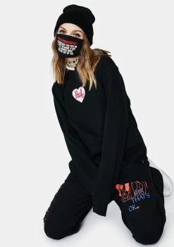 HUF Tops Plastic Heart Pullover Hoodie