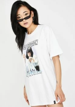 HUF X Pulp Fiction Mia Airbrush Graphic Tee Tops
