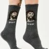 HUF Charcoal December Dudes Series Socks Socks & Tights