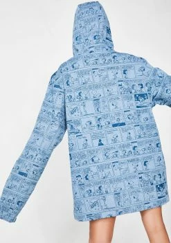 HUF Outerwear Peanuts Spikes Indigo Anorak