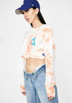 HUF Acid Skull Long Sleeve Tee Tops