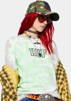HUF SF Dye Tie Dye Tee Tops