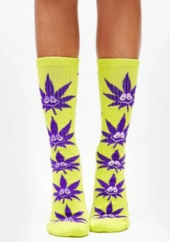 HUF Socks & Tights Green Buddy Strains 2.0 Socks