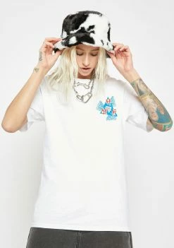 HUF Tops White Flashing Wheel Graphic Tee