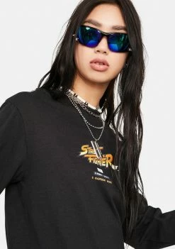 HUF Tops Ending Long Sleeve Tee