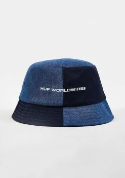 HUF Blue Block Out Bucket Hat