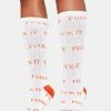 HUF Socks & Tights Orange Fuck It Crew Socks
