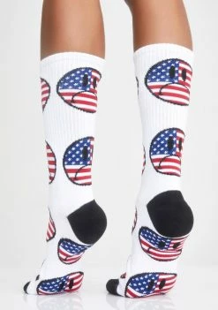 HUF Bummer USA Crew Socks