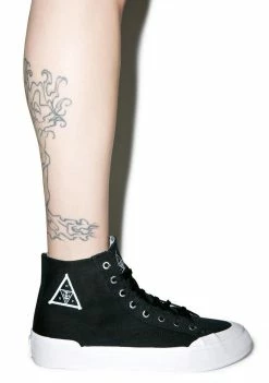 HUF X Obey Classic Hi Top Sneakers