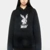 HUF Tops Playboy Rhinestone Pullover Hoodie