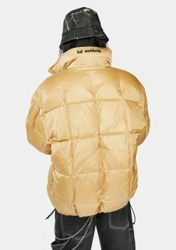 HUF Camel Glacier Puffer Jacket