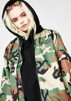 HUF Standard Issue MA-1 Jacket Outerwear