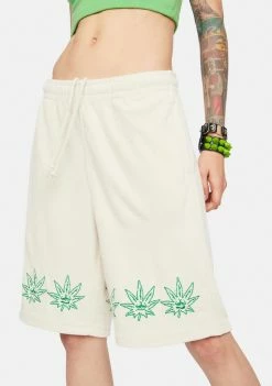 HUF Green Buddy Terry Cloth Shorts