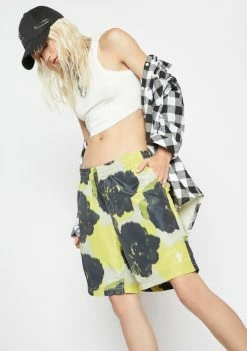 HUF Hamptons Floral Beach Shorts