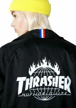 HUF X Thrasher Coaches Jacket