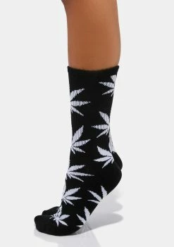 HUF Socks & Tights Essentials Plantlife 3 Pack Crew Socks