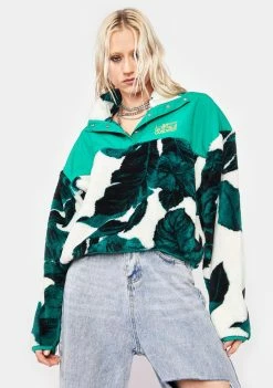 HUF Sativa Sherpa Fleece Pullover Outerwear