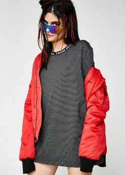 HUF Downhill Long Sleeve Stripe Shirt Tops