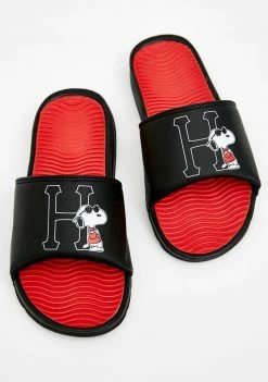 HUF Peanuts Joe Cool Slides Sandals