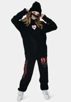 HUF Tops Plastic Heart Pullover Hoodie