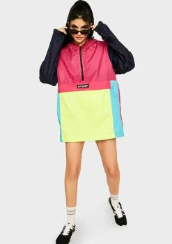 HUF Hot Pink Wave Anorak Jacket