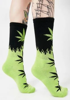 HUF Flame Plantlife Socks