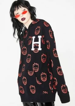Best Sale ๐ HUF Spitfire Bighead Pullover Hoodie ๐ฅฐ 7 HUF Spitfire Bighead Pullover Hoodie